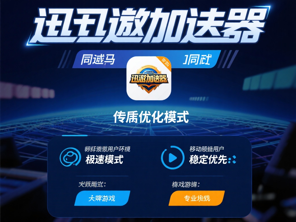 同时，迅游加速器还拥有针对各类网络环境的专属优化模